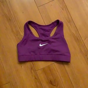 Purple Nike Pro Sports Bra